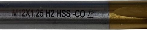 Left Hand Screw Thread Tap Drill Bits Straight Flute M2-M30 Machine Tap For Stainless Stee 1Pcs(M12x1.25) in Saudi Arabia