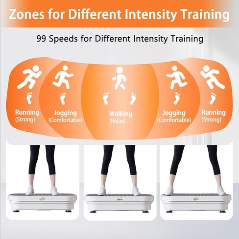 Vibration Plate Exercise Machine, Full Body Shaker Workout Vibration Plate for Lymphatic Drainage Weight Loss, Waver Vibrating Fitness Platform with Resistance Bands, Low Noise Home Fitness for Adults in Saudi Arabia