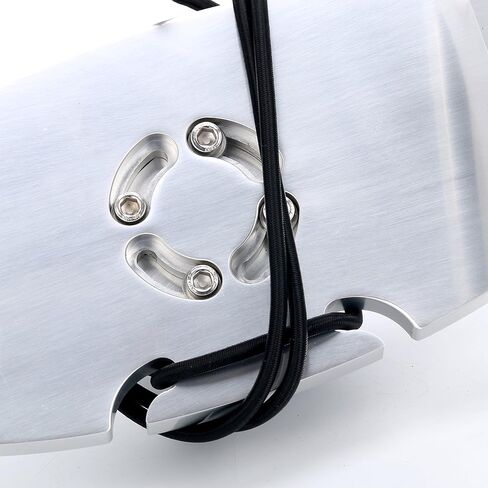 Amarine Made Oval Angle Mount Wakeboard Tower Rack Anodized Kneeboard Tower Rack Boat Holder-Fits Clamp Tubing Sizes 1-1/2",1-3/4",2",2-1/8", 2-1/4" in Saudi Arabia