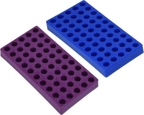 Blue Lab Autosampler Vial Holder HPLC Vials Storage Rack for 2ml HPLC Sample Bottles in Kuwait