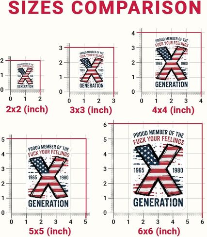 3pcs gen x رفعت على مياه الخرطوم وإهمال هدايا ملصقات مضحكة Gen X بفخر تمثل ملصقات مقاومة للماء إيجابية Genx شرس Genx لجهاز الكمبيوتر المحمول ماء أدوات CASE CASE 3 " in Kuwait