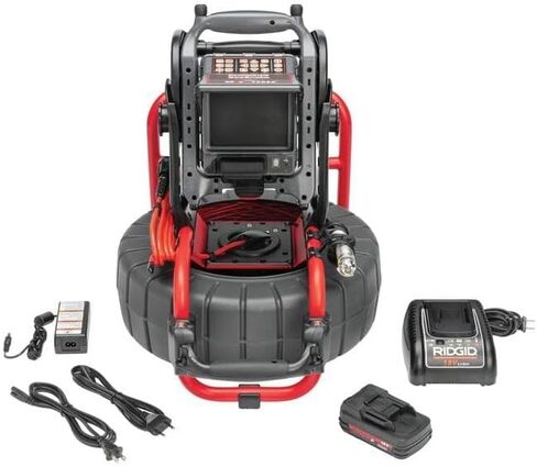 RIDGID 63818 SeeSnake® Compact M40 System with CS6x VERSA Digital Recording Monitor, 18V Battery and Charger, HDR Image Sensor, TruSense, TiltSence Inclinometer in Saudi Arabia