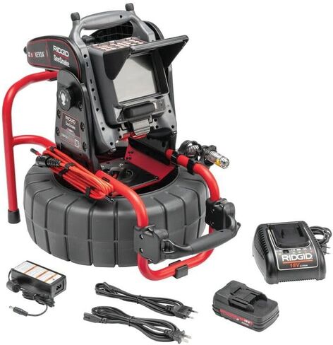 RIDGID 63818 SeeSnake® Compact M40 System with CS6x VERSA Digital Recording Monitor, 18V Battery and Charger, HDR Image Sensor, TruSense, TiltSence Inclinometer in Saudi Arabia