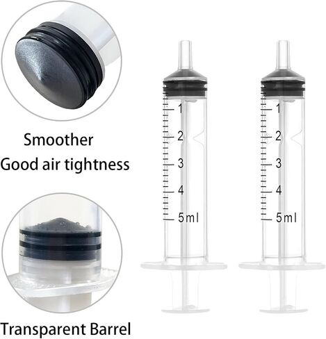 5cc Syringe Without Needle, 5ml Oral Syringe, 5 Ml Syringe Without Needle, （30Pack ）5ml Syringe for Scientific Labs, Individually Wrapp in Saudi Arabia