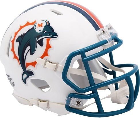 Miami Dolphins Authentic Riddell Throwback Mini Helmet in Saudi Arabia