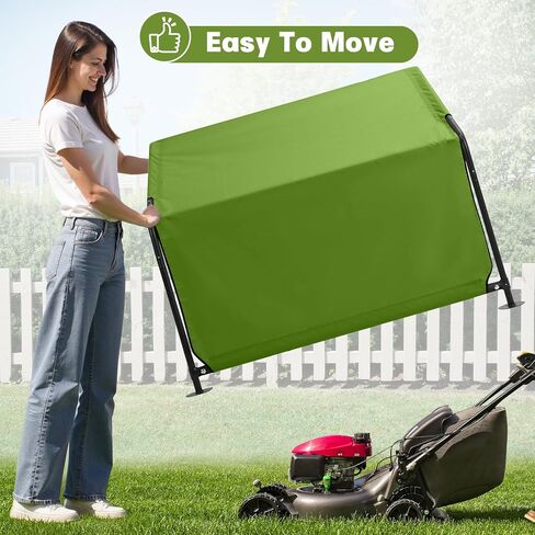 ملجأ ظلال الكلب في الهواء الطلق 4'x4'x3 'خيمة للكلاب الكبيرة المتوسطة ، خارج منزل أليفات أليفة أمطار الشمس للقطط للماشية مع أظافر أرضية مقاومة للماء ، رمادي ، رمادي in Kuwait