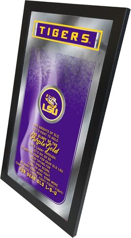 HBS Louisiana State 26" x 15" Fight Song Mirror by Holland Bar Stool Company in Saudi Arabia