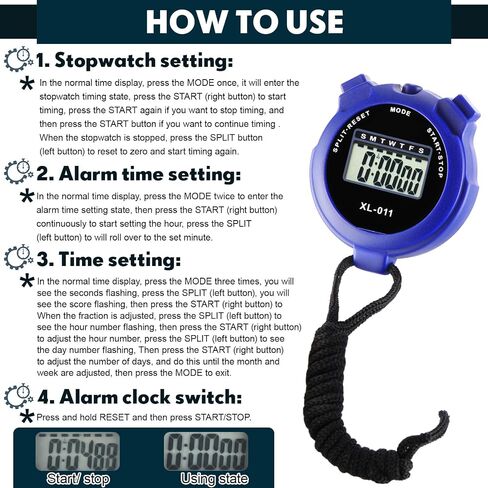 Kanayu 28 Pcs Multi Function Digital Stopwatch Timer Bulk Sports Stopwatch with Lanyard Date Time Alarm Timer for Coach Swimming Running Sports Train in Saudi Arabia