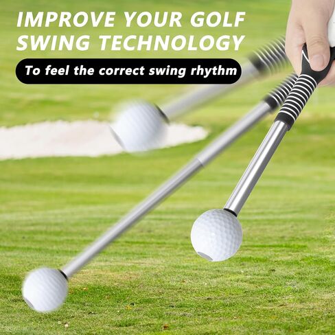 Aid Training Training Training القابلة للسحب: مدرب Golf Grip ، مدرب Swing مع موجه Swing Sound ، ردود الفعل ، للمبتدئين. الملحقات golf لقوة التدريب الداخلي ، تدريب الإيقاع. in Kuwait