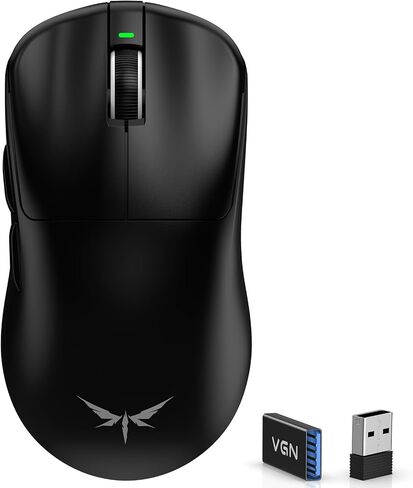 VGN F1 MOBA Wireless Gaming Mouse - Ultralight 55G - الوضع اللاسلكي والسولك - 26000 DPI قابل للتعديل - معدل الاقتراع 1000Hz - 200 ساعة بطارية - أزرار قابلة للبرمجة - Esports Professional Grade - USB -C in Kuwait
