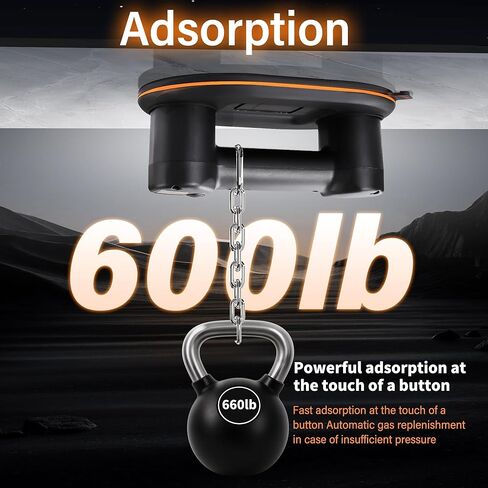 Battery Suction Cup, 10" Tile Suction Cup, Dual Brushless Motors, 4000mAh Battery (10H Runtime), LCD Display for 300 KG / 660 lbs Suction Power Heavy Duty Lifting. in Saudi Arabia