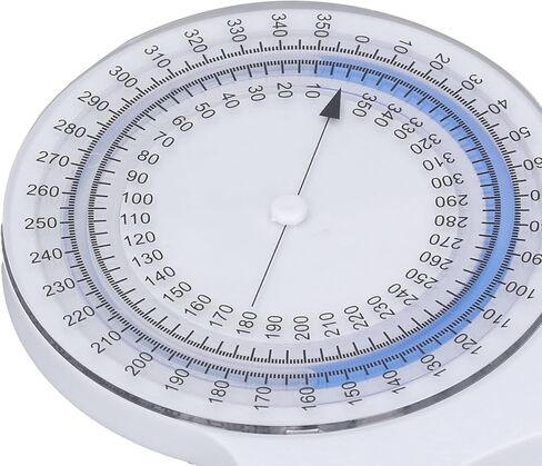 مقياس الميل الفيزيائي غير تسرب فقاعة دقيقة لخدش سطح 360 دوران للطلاب المحترفين ABS البيض (الأزرق) in Saudi Arabia
