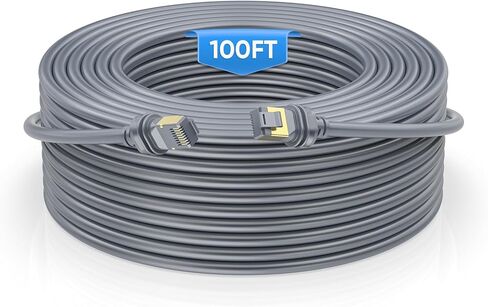 كابل Veltronaris Starlink Gen 3-150 قدمًا/46 م CAT 6 ، 26AWG ، كابل إيثرنت محمي EMI لتوصيل Starlink ، اتصال عالي السرعة ، متوافق مع Starlink Gen 3 & Mini-مثالي لملحقات Starlink1 in Saudi Arabia