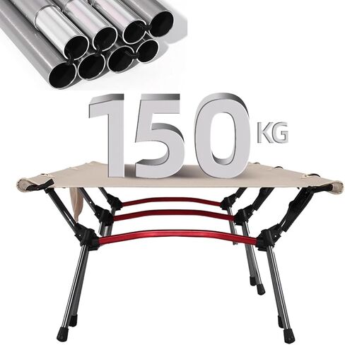 TIST Lightweight Folding Bed Portable Folding Bed Camping Aluminium Alloy Frame Stable Structure Suitable for Outdoor Use, Backyards, Gardens, Camping Camping Folding Bed(Black) in Saudi Arabia