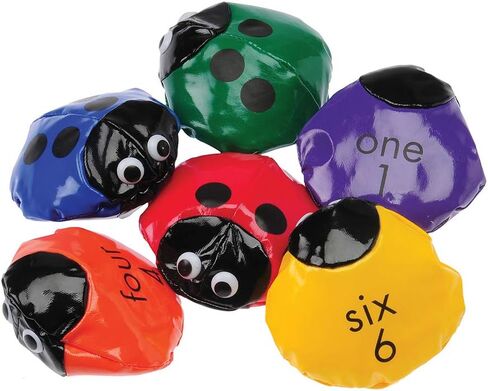 عقول Cre8tive مجموعة من أكياس الفاصوليا للحيوانات للفصول الدراسية وكرات النهار ، وأشكال السلاحف الممتعة للأطفال الصغار ، وإمدادات ما قبل المدرسة لوقت الدائرة ، و 6 عبوات ، ومتعددة الألوان ، و 8 بوصات ، وجميع الأعمار in Kuwait