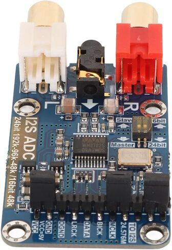 I2S ADC MOUDIO CARD MODULE MASTER MACTER MODE DIGINGER DIGINCED ADCEDER لعشاق الموسيقى in Kuwait