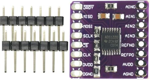 ADS1220 24 Bit ADC Converter Module SPI I2C Low Power 24 Bit Analog-to-Digital Converter in Saudi Arabia