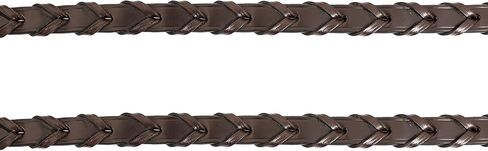 Exion English Laced Reins | 5/8" (16 mm) Premium Leather Stitched Reins for Hunter Horse Bridle | Non-Slip Grip for English Riding, Dressage and Show in Saudi Arabia