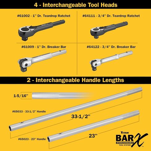 Titan Bar-X 65033 33-1/2-Inch Handle for Bar-X Ratchets and Breaker Bars in Saudi Arabia