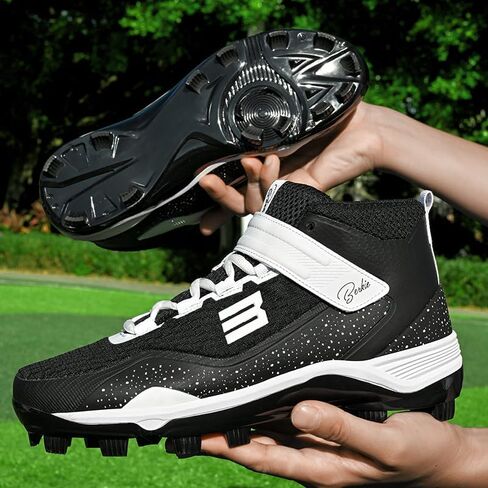 Men's high-Performance, Abrasion-Resistant, Slip-Resistant Baseball Cleats for Games and Training. in Saudi Arabia