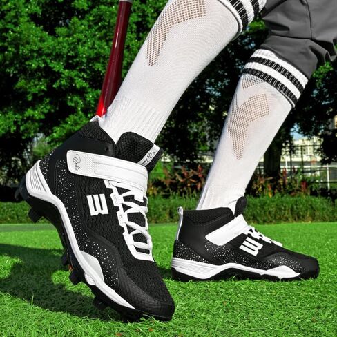 Men's high-Performance, Abrasion-Resistant, Slip-Resistant Baseball Cleats for Games and Training. in Saudi Arabia