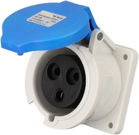 3-core 32A Aviation Industry Plug and Socket Connector 281TYP231/2601/2801(Concealed Straight Socket) in Kuwait