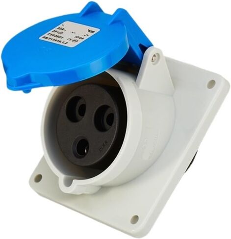 3-core 32A Aviation Industry Plug and Socket Connector 281TYP231/2601/2801(Concealed Straight Socket) in Kuwait