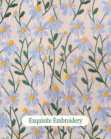 Embroidered Fabric Sleeve for iPad Pro 11, iPad Air 10.9, Boox Nova Air C, Kobo Sage, Hardcover Books – Padded Cover for Large Tablets & E-Readers, Handcrafted - White & Beige Daisy in Saudi Arabia