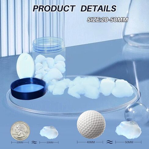 Aerogel, Ultra-Light Silica Aerogel Block, Nano Aerogel Super Insulation Material for Building Materials and Aviation, Made for Scientific Experiments and STEM Education (100mL) in Kuwait