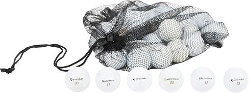 Clean Green Golf Balls Recycled & Used Golf Balls for Taylormade Project A Golf Balls - Good Low Condition for Used Taylor Made Golf Balls - Golf Balls Bulk - Includes Mesh Carrying Bag in Saudi Arabia