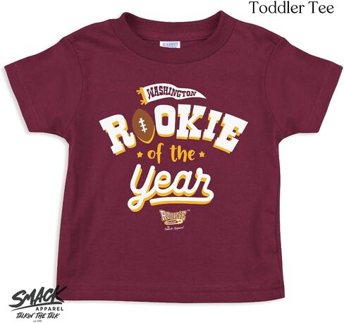 Smack Apparel Rookie of The Year Baby Clothing for Washington Football Fans (NB-7T) in Saudi Arabia