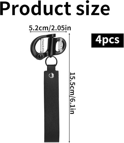 Black Quick Release Clips, Firefighter Mask Quick Release Shackle with Handle Multifunctional Stainless Steel Snap Shackle Lanyard Firefighter Accessories in Saudi Arabia