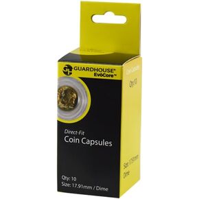 Direct-Fit Coin Capsules For Nickel size 21.2mm Box of 50 in Saudi Arabia