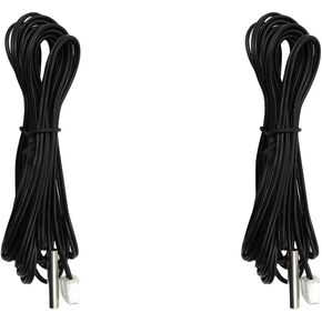 10K NTC Thermistor B3435 مسبار مستشعر درجة الحرارة ، مستشعر درجة حرارة مقاوم للماء مع محطات من الفولاذ المقاوم للصدأ ، مناسبة لموزع المياه ، مكيفات الهواء ، الثلاجات ، إلخ. 2 دبوس XH2.54 قابس in Kuwait