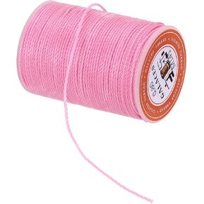 MECCANIXITY Waxed Cord 0.8mm 60 Yards Wax Bead Thread String Waxed Thread Beading Leather Thread for Jewelry Making Leather Sewing Sky Blue in Kuwait