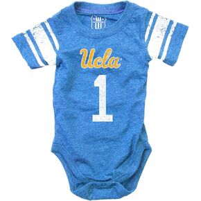 Wes and Willy Infant College Football Jersey One Piece Bodysuit in Kuwait