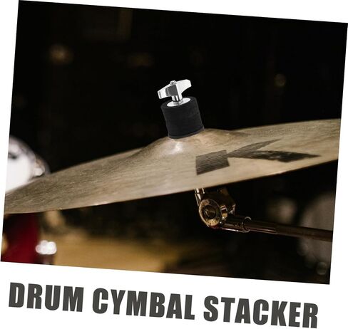 Homoyoyo Cymbals Stacker Holder for Hihat Drums Connector with Felt Pad Easy Installation Percussion Accessory for Drummers Compatible with Drum Kits in Saudi Arabia