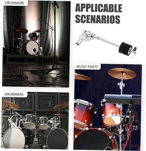 Homoyoyo Cymbals Stacker Holder for Hihat Drums Connector with Felt Pad Easy Installation Percussion Accessory for Drummers Compatible with Drum Kits in Saudi Arabia