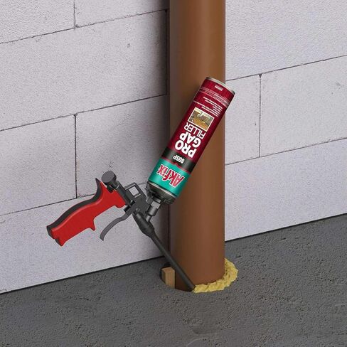 Akfix 805P PRO Gap Filler Expanding Foam Sealant Kit (12x24 Oz.) - Insulating Foam Sealant, Low Expansion Foam for Sound & Heat Insulation, Window & Door | Gun & 2Cleaner Included | 24 Oz. 12 Pack in Kuwait