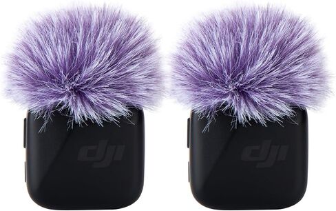 4*PCS Furry Mic الزجاج الأمامي لـ DJI MIC Mini - MIC Wind Muff مناسبة لـ DJI Mini تقليل ضوضاء الرياح ، حافظ على نظافة الميكروفون (رمادي) in Kuwait