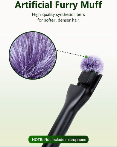 4*PCS Furry Mic الزجاج الأمامي لـ DJI MIC Mini - MIC Wind Muff مناسبة لـ DJI Mini تقليل ضوضاء الرياح ، حافظ على نظافة الميكروفون (رمادي) in Kuwait