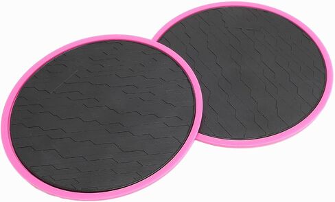 2pcs Core Sliders for Full Body Workout | Dual Sided Gliding Discs for Home/Gym/Travel | 7in Portable Exercise Equipment for Core Strength & Stability in Kuwait