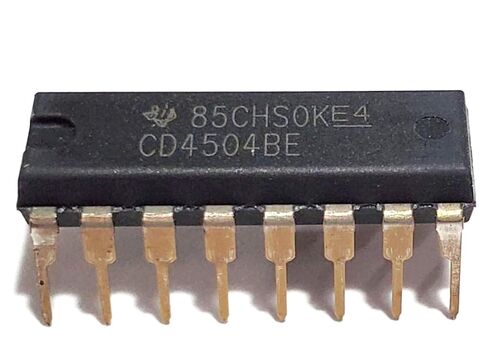 CD4504BE CD4504B CD4504 CMOS SHEX على مستوى الجهد من أجل TTL-to-CMOS أو CMOS-to-CMOS تشغيل IC DIP-16 (حزمة 5) in Kuwait