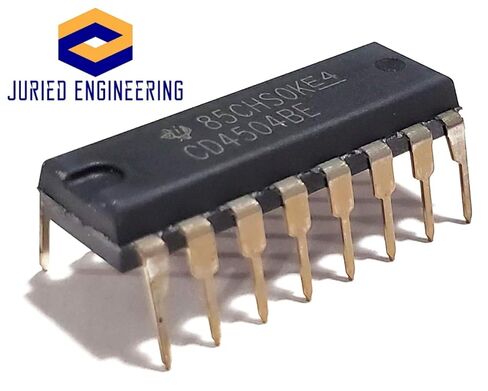 CD4504BE CD4504B CD4504 CMOS SHEX على مستوى الجهد من أجل TTL-to-CMOS أو CMOS-to-CMOS تشغيل IC DIP-16 (حزمة 5) in Kuwait