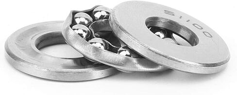 aqxreight 5Pcs 51100 Plane Axial Thrust Roller Bearing with 2RS for Low Noise Operation in Saudi Arabia