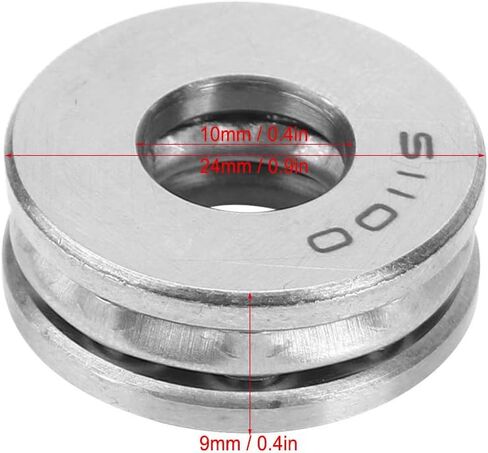 aqxreight 5Pcs 51100 Plane Axial Thrust Roller Bearing with 2RS for Low Noise Operation in Saudi Arabia