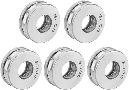 aqxreight 5Pcs 51100 Plane Axial Thrust Roller Bearing with 2RS for Low Noise Operation in Saudi Arabia