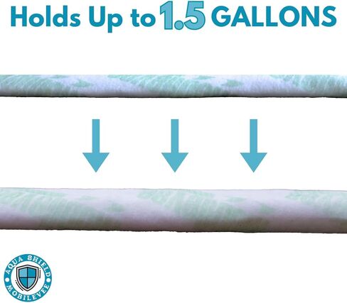AquaShield Powered by Mobilevee - Extra-Long Water Absorbent Barrier 72"x4" - 2 Pack for Flood Protection, Spill Response, and Leak Containment in Saudi Arabia