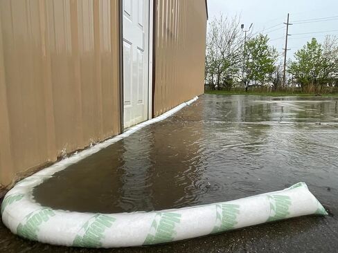 AquaShield Powered by Mobilevee - Extra-Long Water Absorbent Barrier 72"x4" - 2 Pack for Flood Protection, Spill Response, and Leak Containment in Saudi Arabia