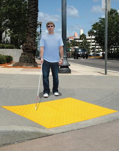 Retrofit ADA Warning Pad,4 ft. L,2 ft. W in Kuwait